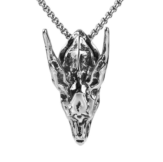 Hip-hop European And American Neckwear Skull Dragon Pendant