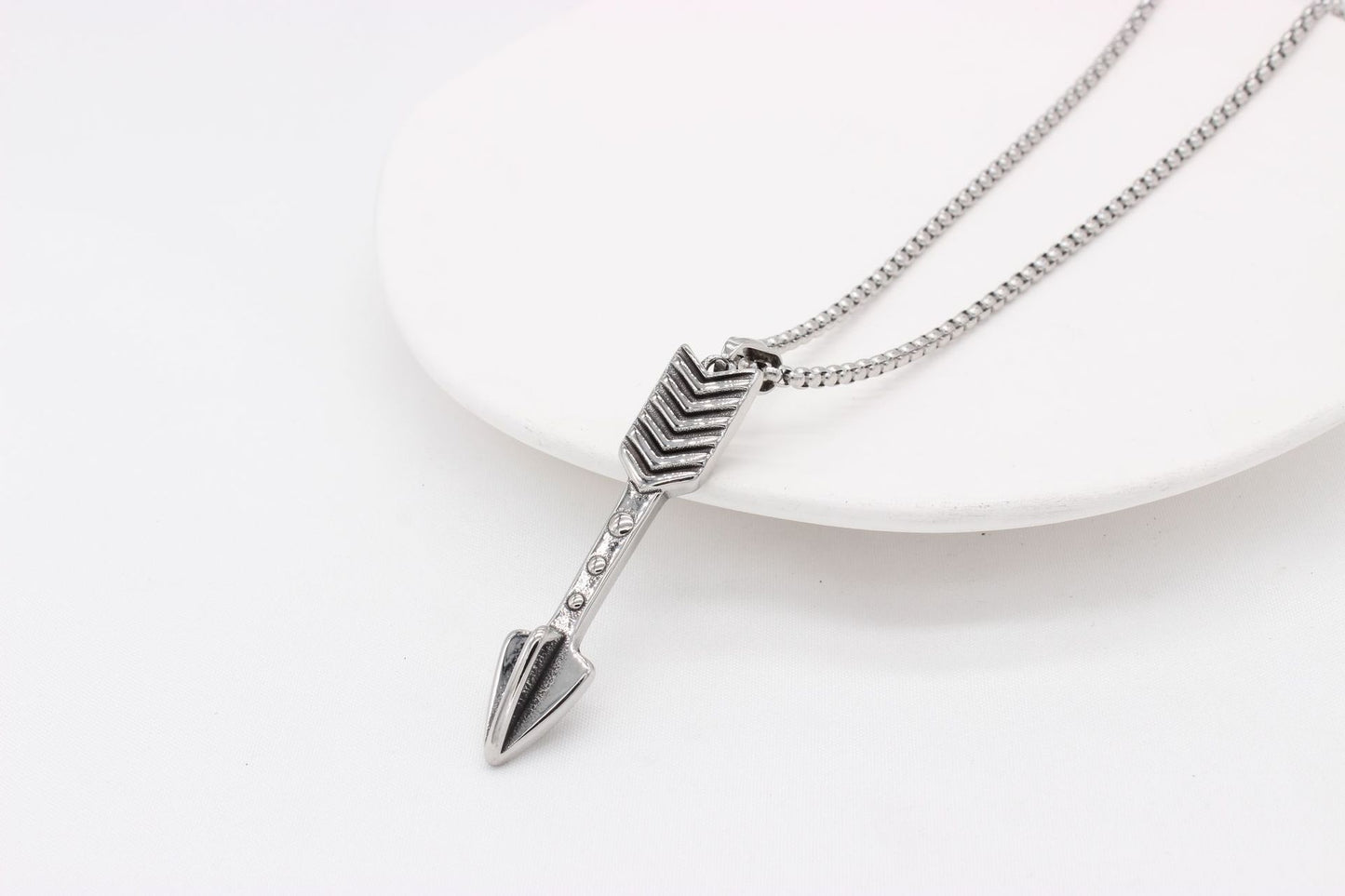 Cupid's Arrow Pendant Necklace For Unisex Hip Hop Style Protection Statement By Planderful Everyday Genie
