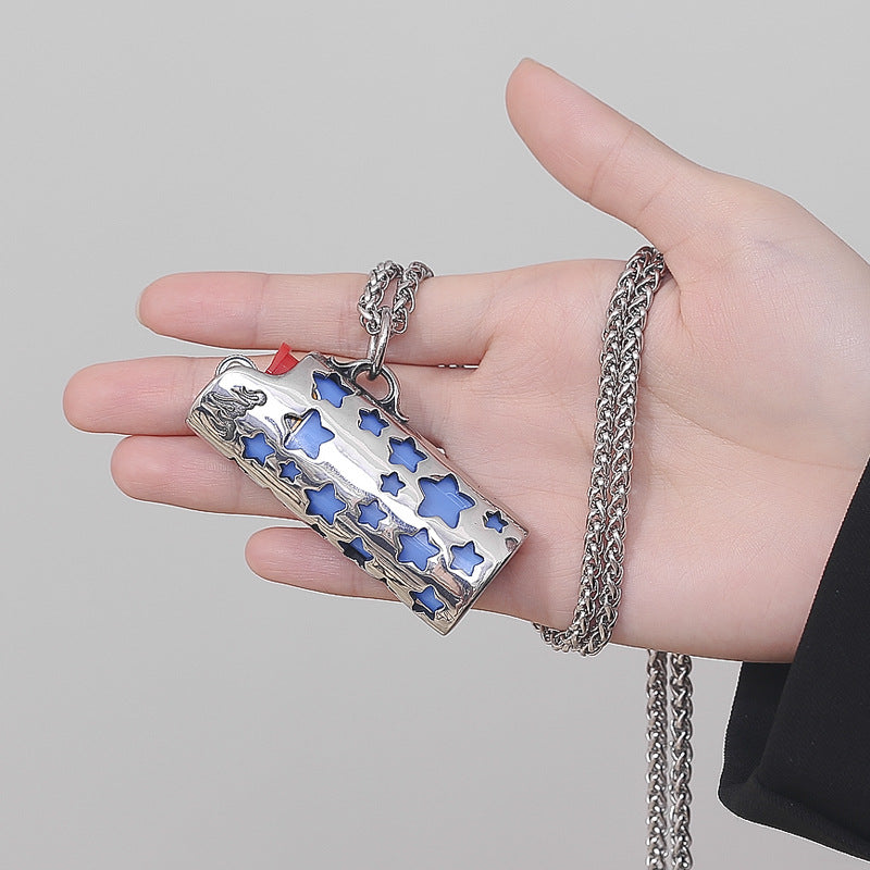 Steel Necklace – Statement Lighter Case