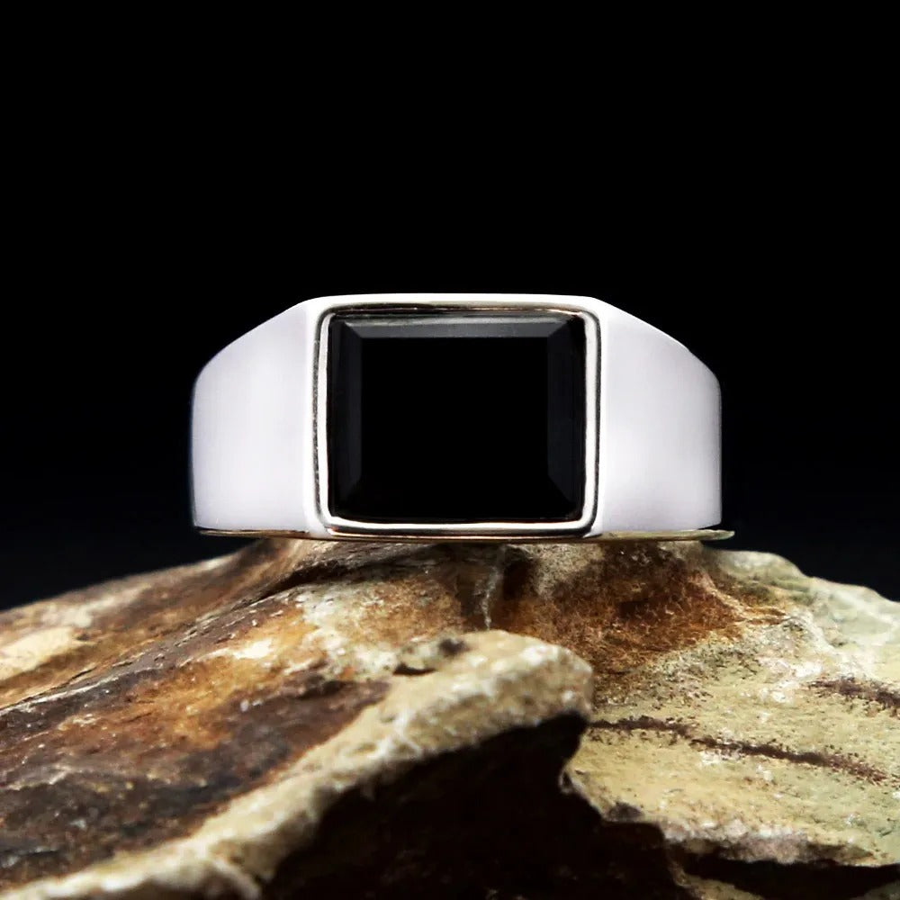 Minimalist Viking Stainless Steel Men's Ring