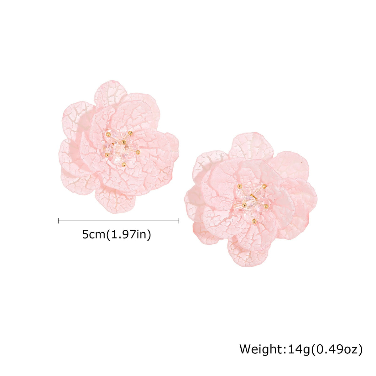 Floral Heart Earrings