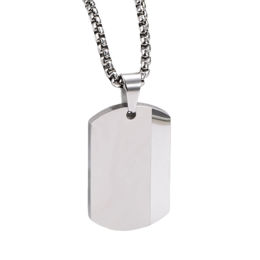 Punk Stainless Steel Men's Pendant Necklace
