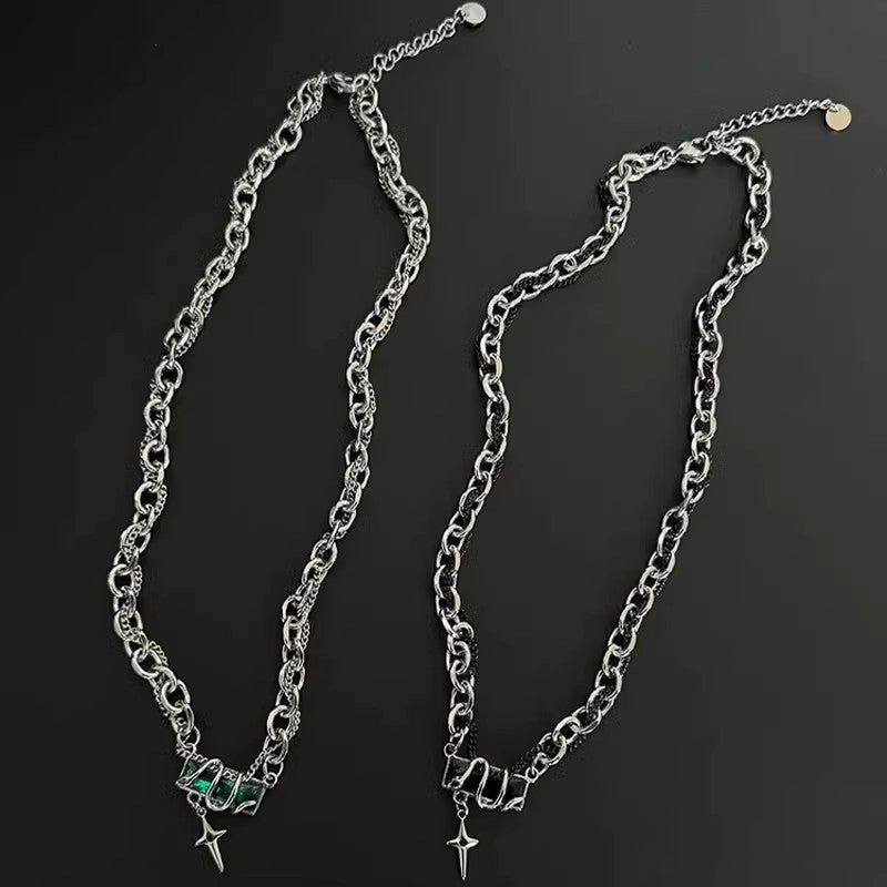 Planderful Jewelry Stainless Steel Snake Necklace For Men