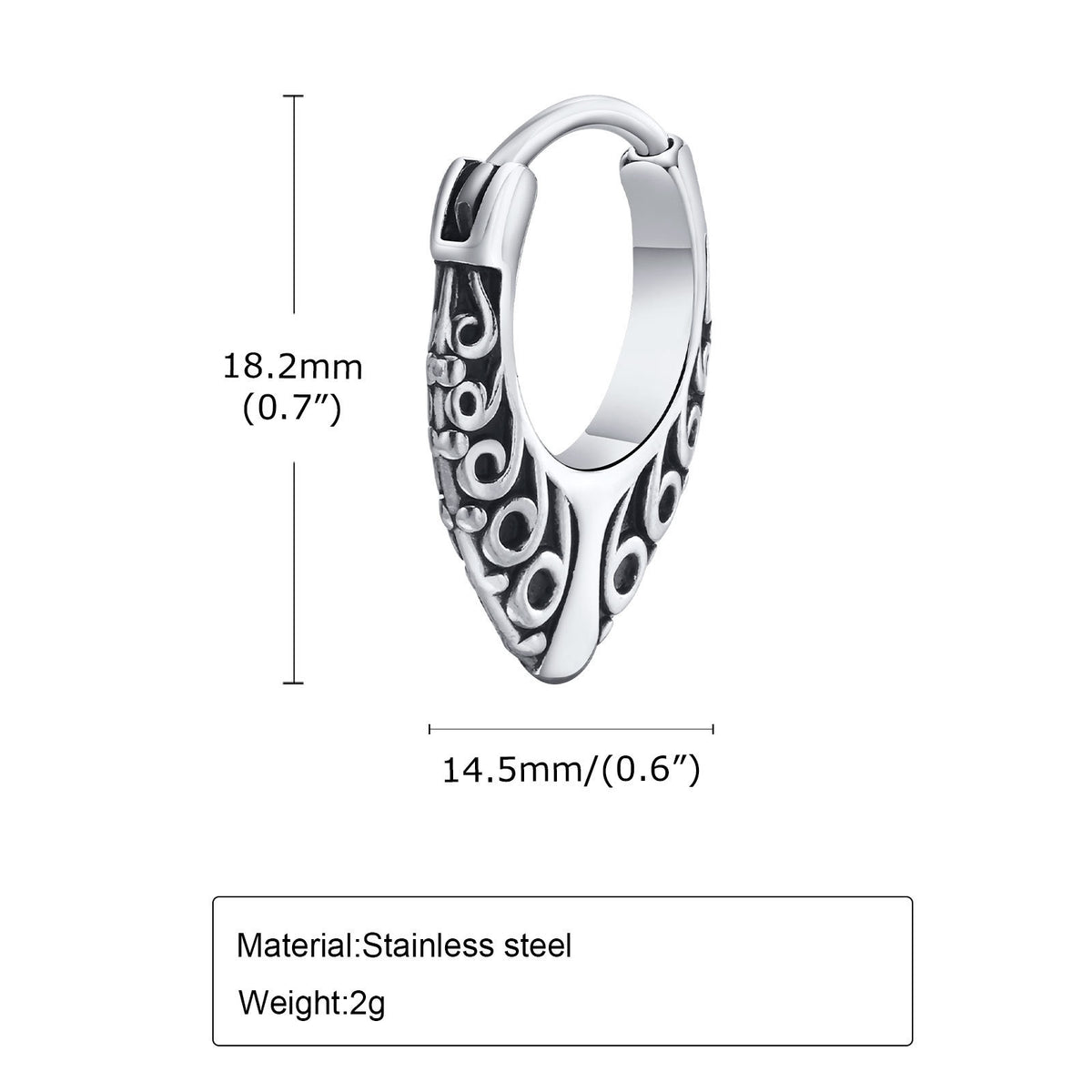 Stainless Steel Vintage Earrings