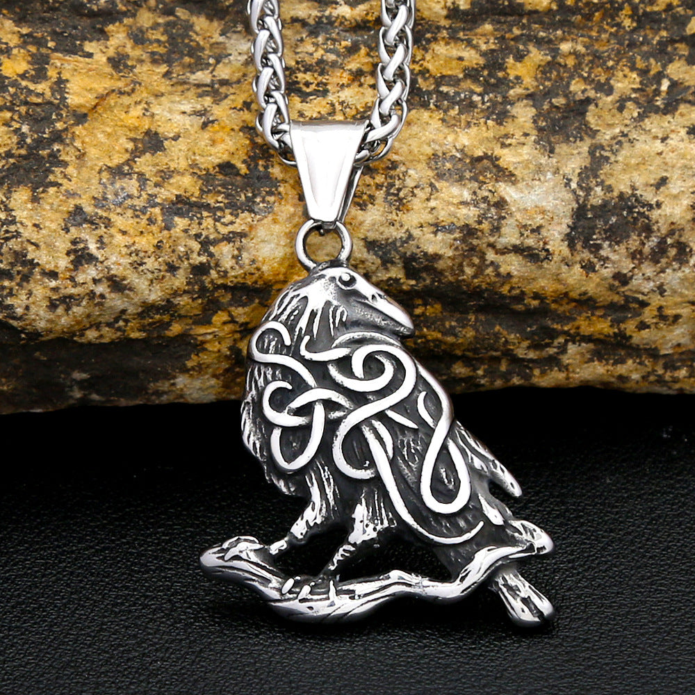 Punk Retro Stainless Steel Pendant Necklace