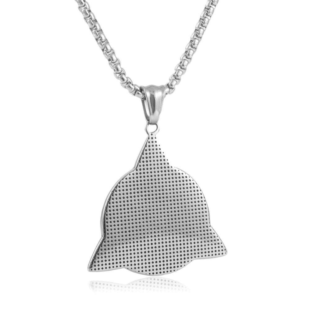 European And American Stainless Steel Viking Triangle Pendant