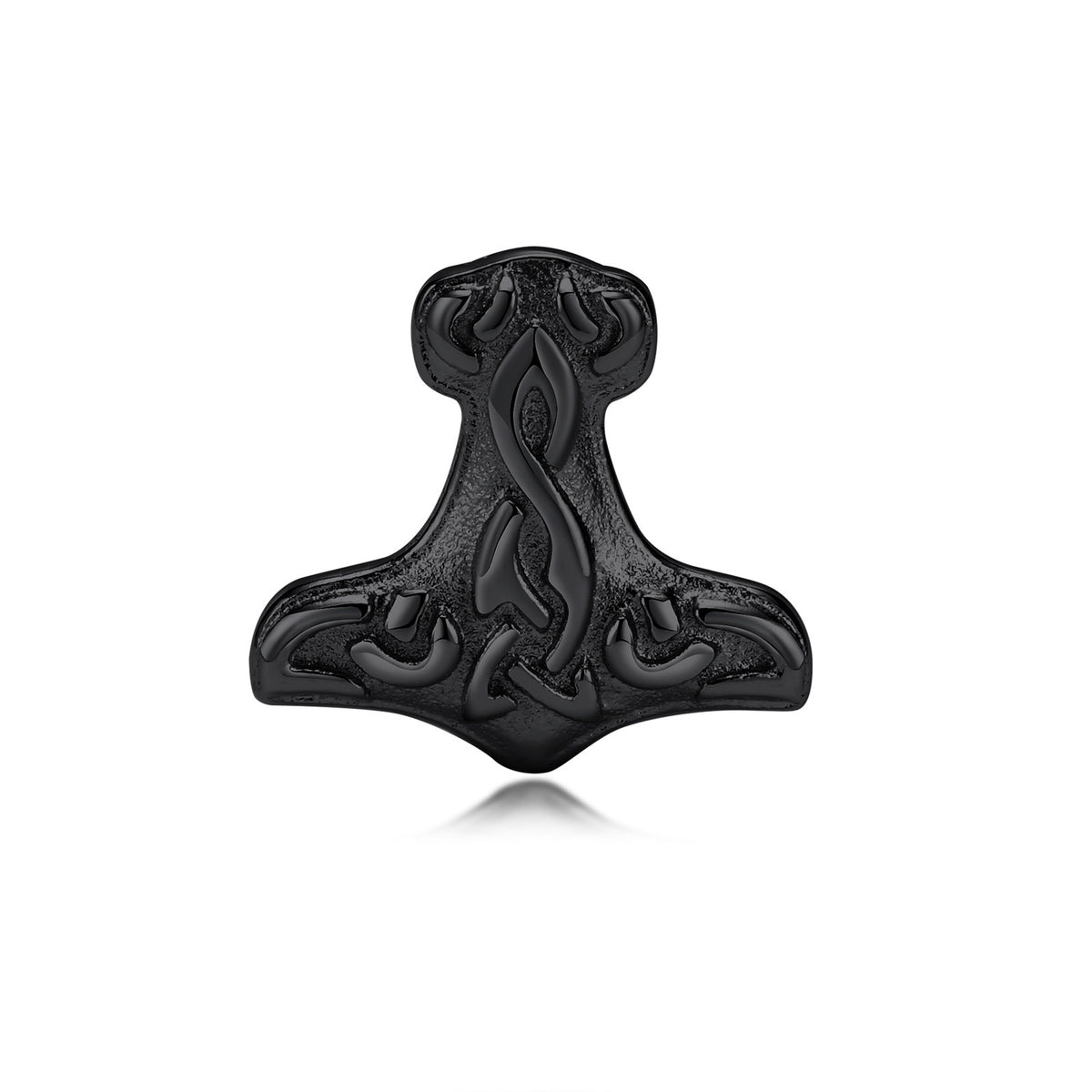 Viking Single Earring — Black