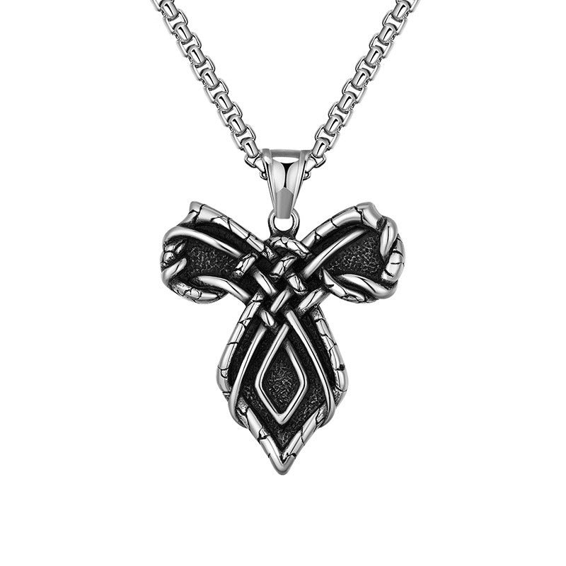 Punk Dark Stainless Steel Men's Pendant Necklace
