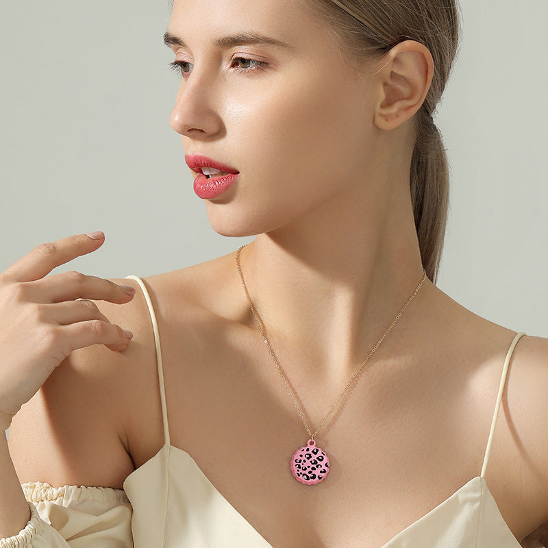 Korean Internet Celebrity Inspired Baking Paint Bottle Cap Necklace - Vienna Verve Collection