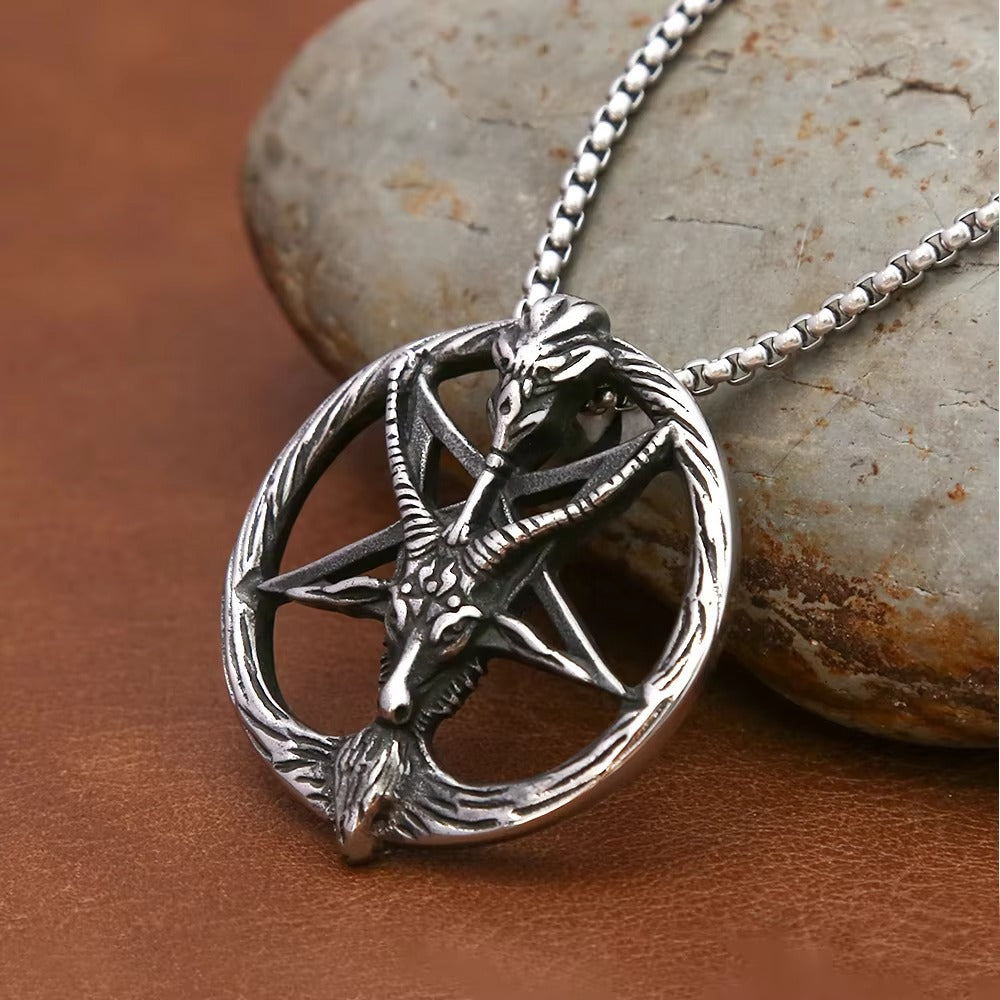 Punk Retro Stainless Steel Men's Ring