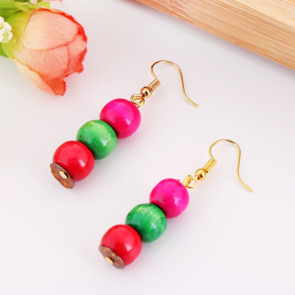 Planderful Savanna Rhythms Necklace Set – Exaggerated Multi-Layer Ethnic Style