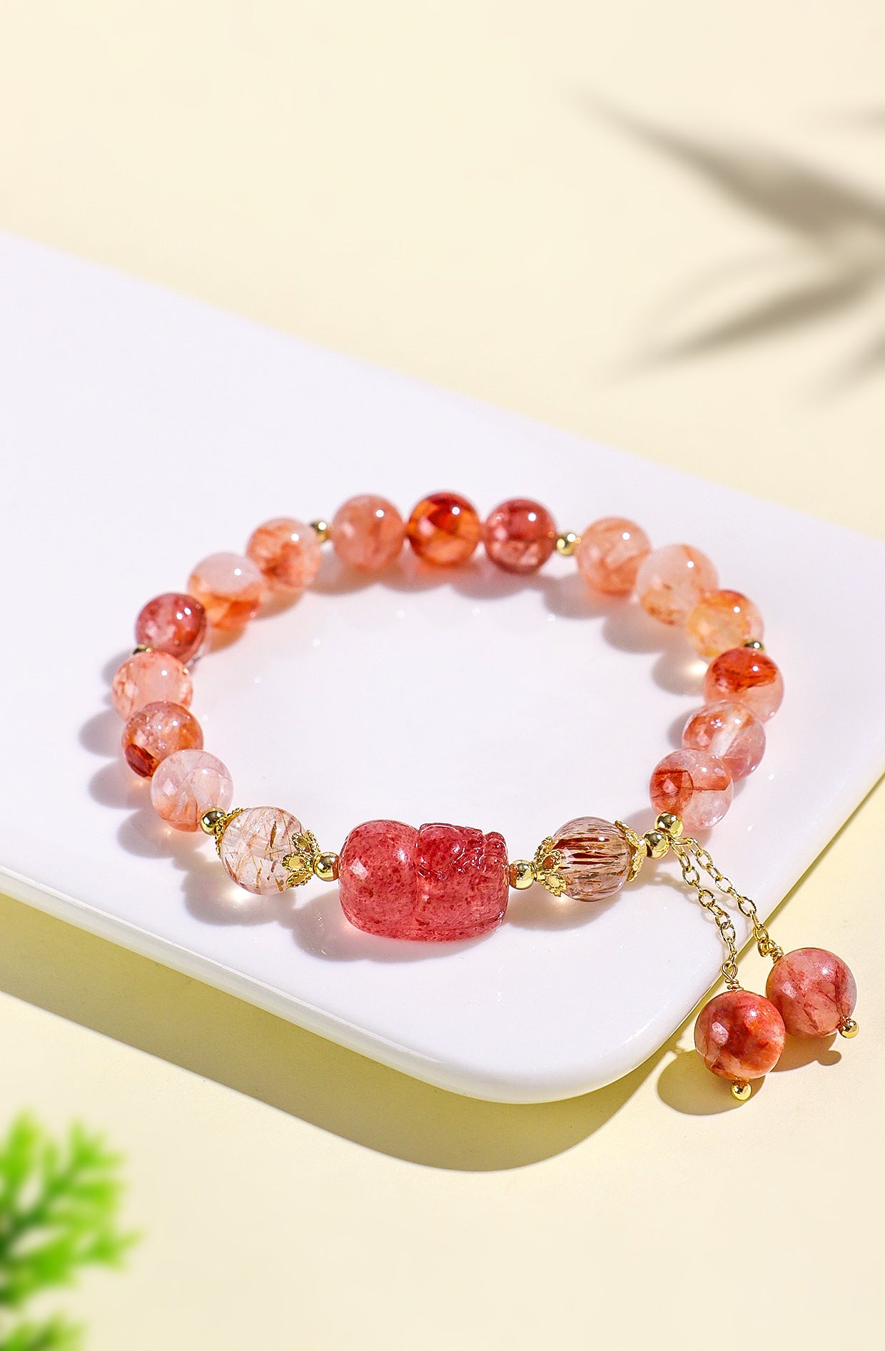 Planderful Fortune's Favor Citrine Pixiu Bracelet – Fresh and Sweet Design