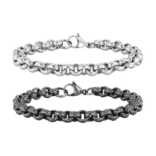 Pearl Vintage Stainless Steel Bracelet
