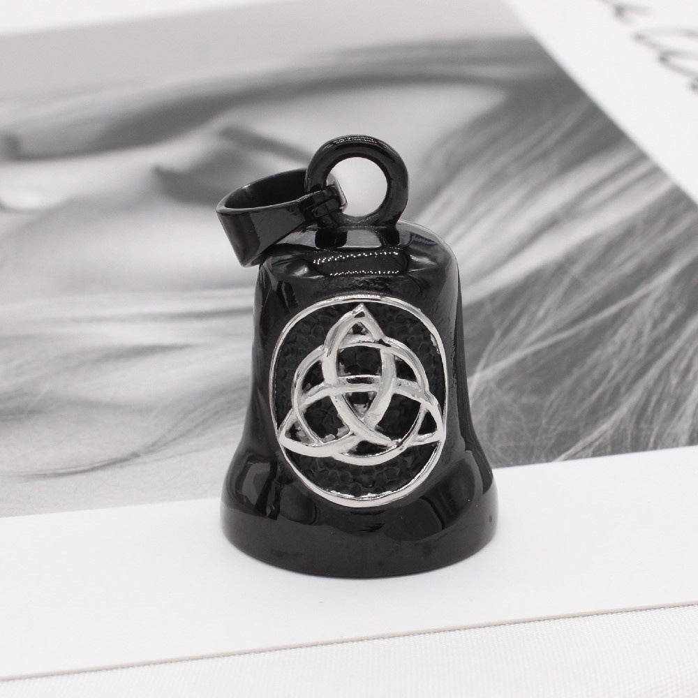 Titanium Steel Pendant For Men And Unisex Protection Statement Premium By Planderful Everyday Genie Viking Bells