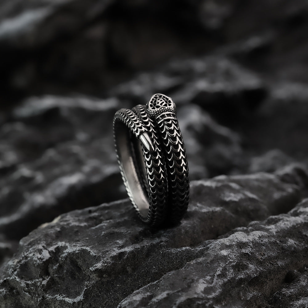 European and American Jewelry Wholesale Men's Titanium Steel Ring