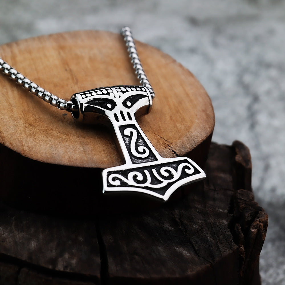 Cross-Border Nordic Viking Pendant Stainless Steel Jewelry