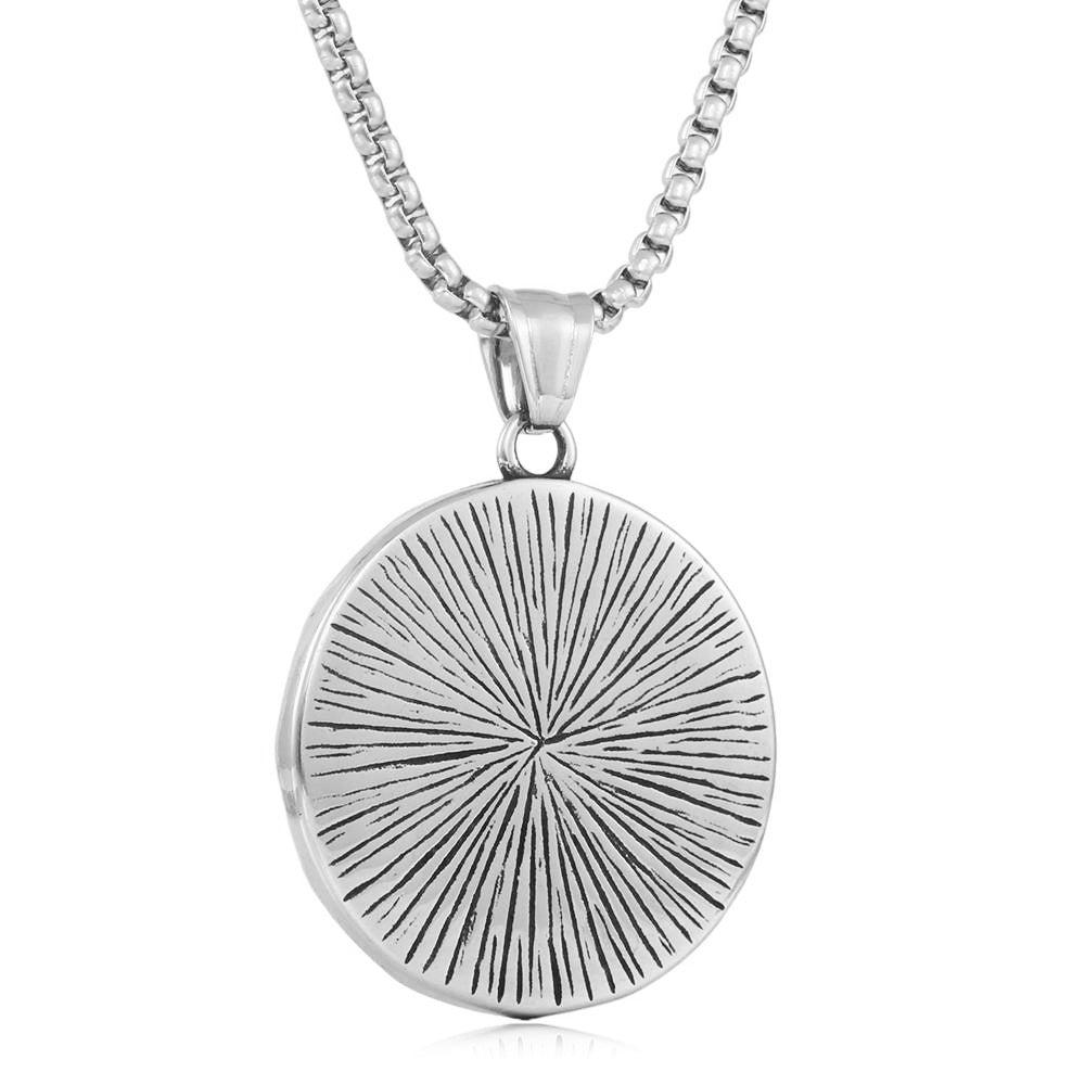 European And American Stainless Steel Viking Triangle Pendant