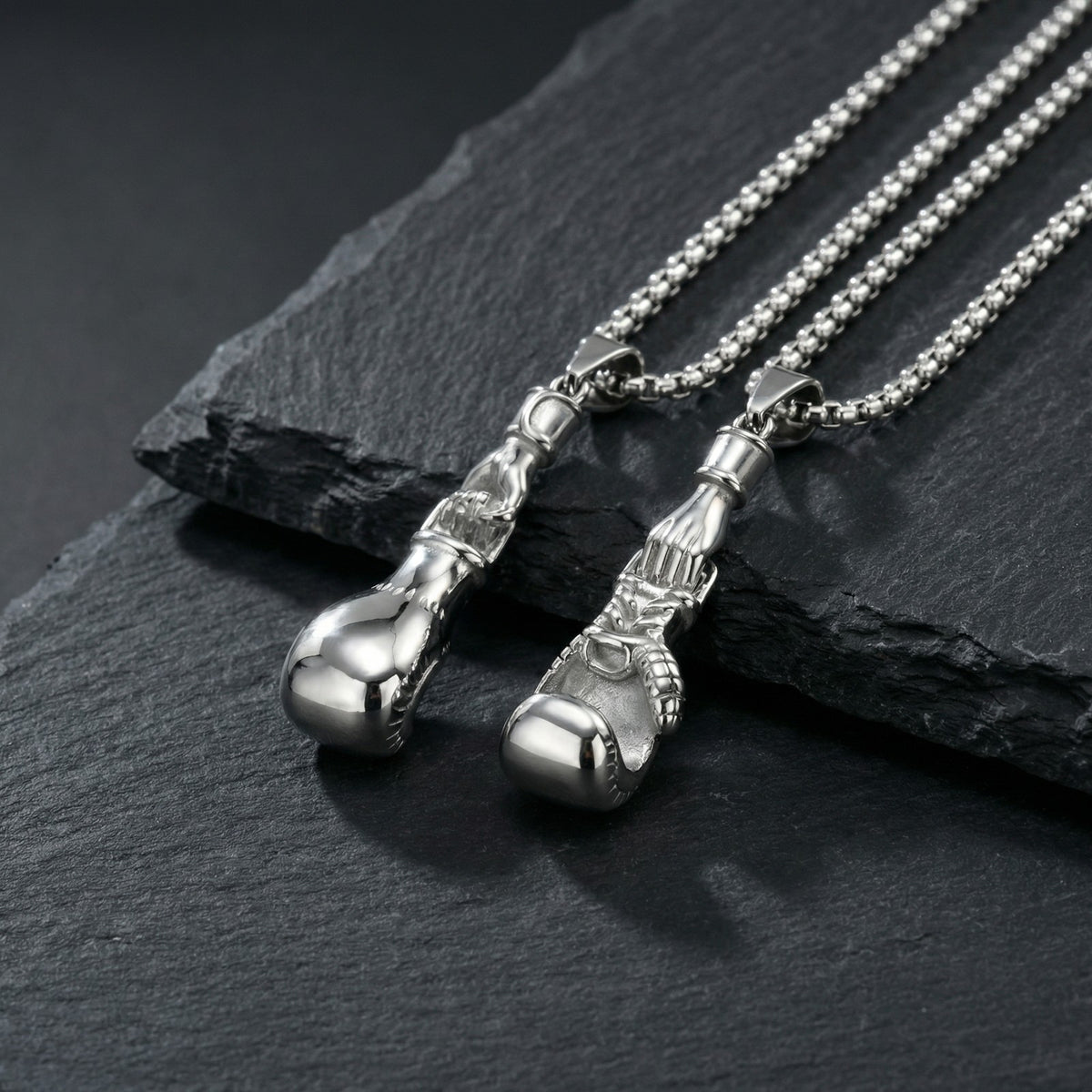 Vintage Stainless Steel Pendant