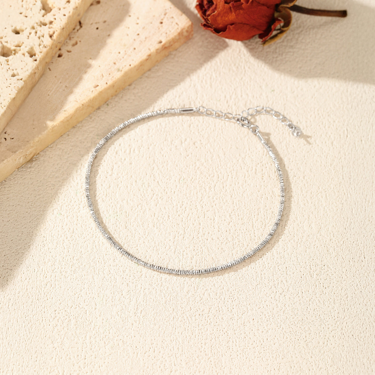 925 Sterling Silver Textured Bracelet