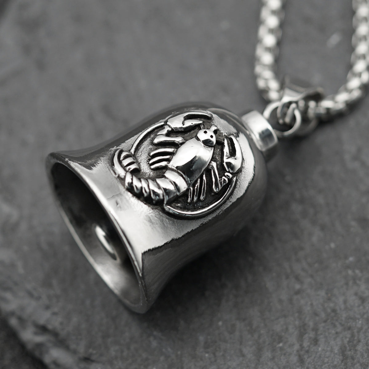 Punk Stainless Steel Pendant Necklace