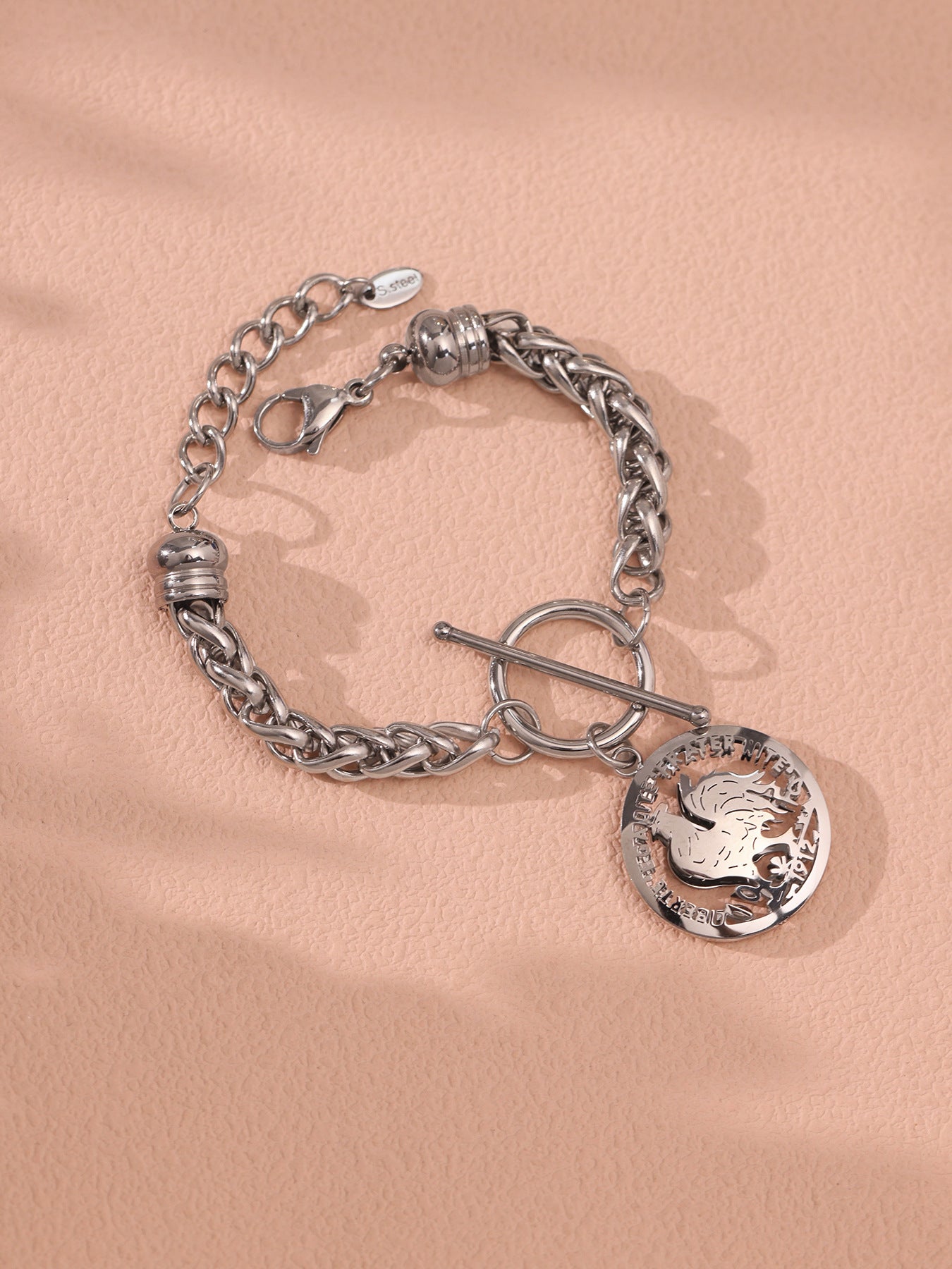 Planderful OT Buckle Bracelet 18K Gold Plated Steel Hip Hop