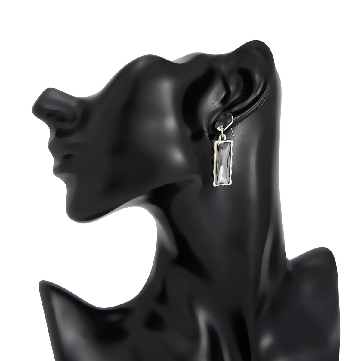 Rectangular Geometric Earrings By Planderful Vienna Verve Statement Studs For Women Bold Chic Jewelry