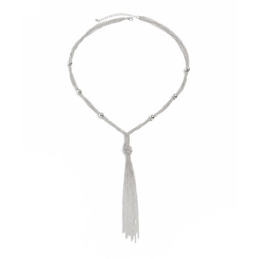 Planderful Vienna Verve Necklace – Stylish Multi-Layered Y-Shaped Design