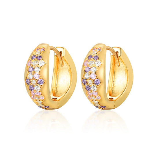 Planderful S925 Sterling Silver Earrings Zircon Women