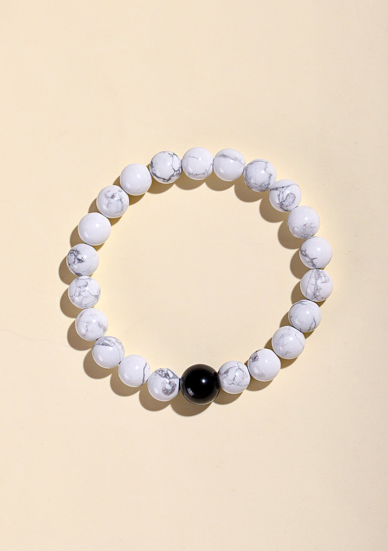 Planderful Fortune's Favor Bracelet – Elegant Obsidian Beaded Design