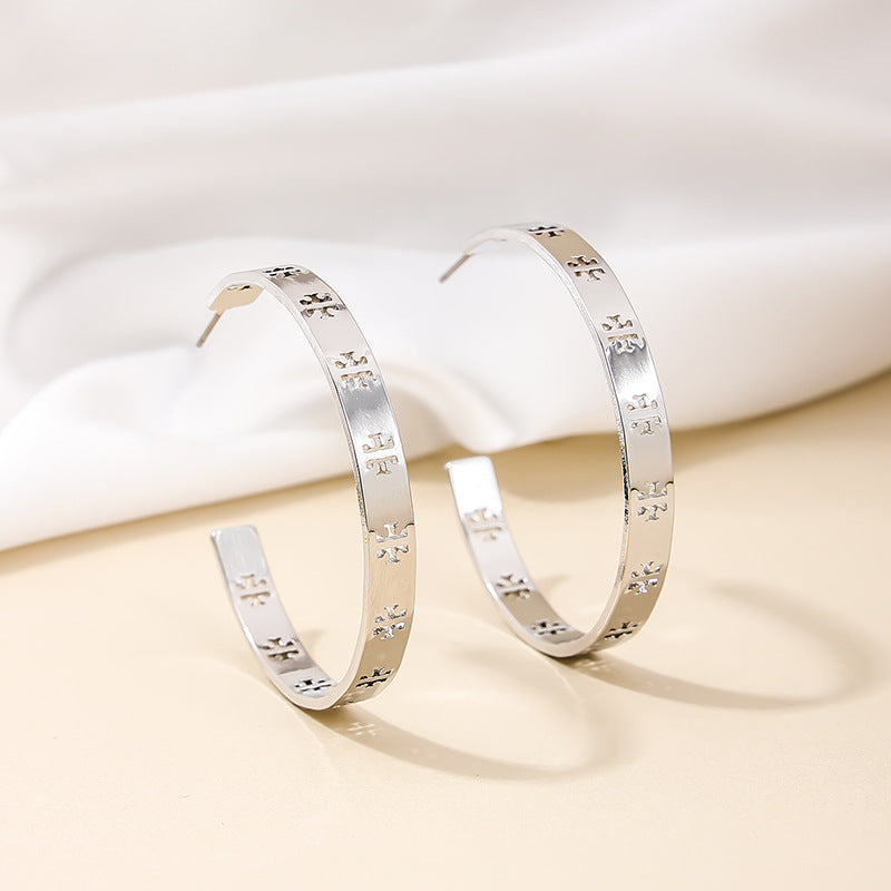 Luxurious Vienna Verve Metal Flower Earrings