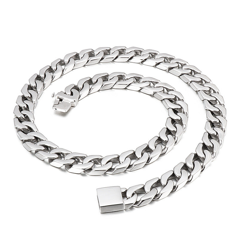 Stainless Steel Chain, Simple Atmosphere Titanium Steel Men's Necklace