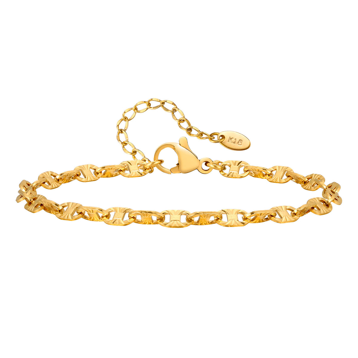 And Handmade Chain Gold Stainless Steel Bracelet Unisex