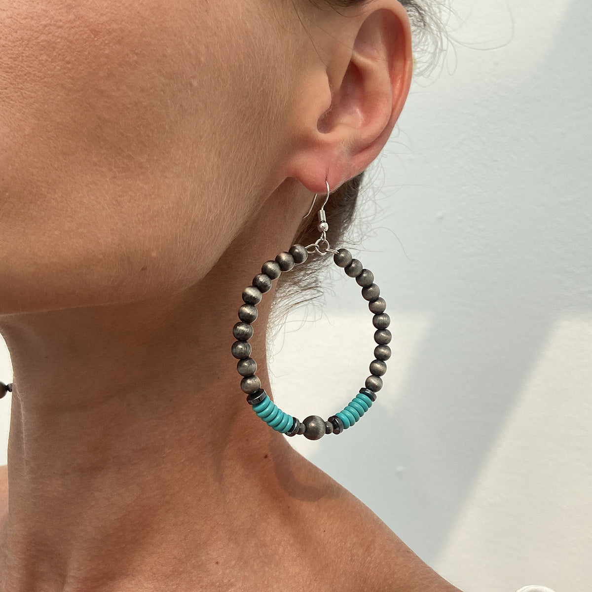 Planderful Vienna Verve Earrings – Personalized Retro Geometric Design