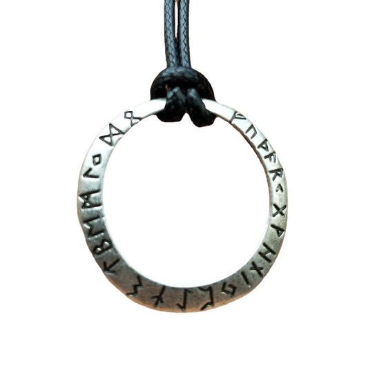 Elder Luna Rune Viking Necklace - Unique Norse Legacy Design
