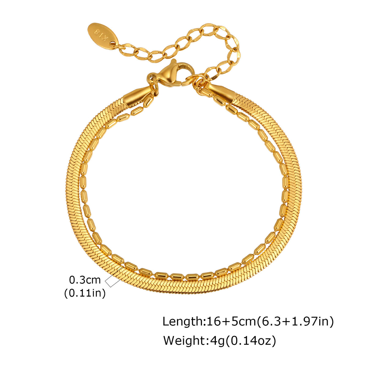 Snake Stainless Steel Bracelet