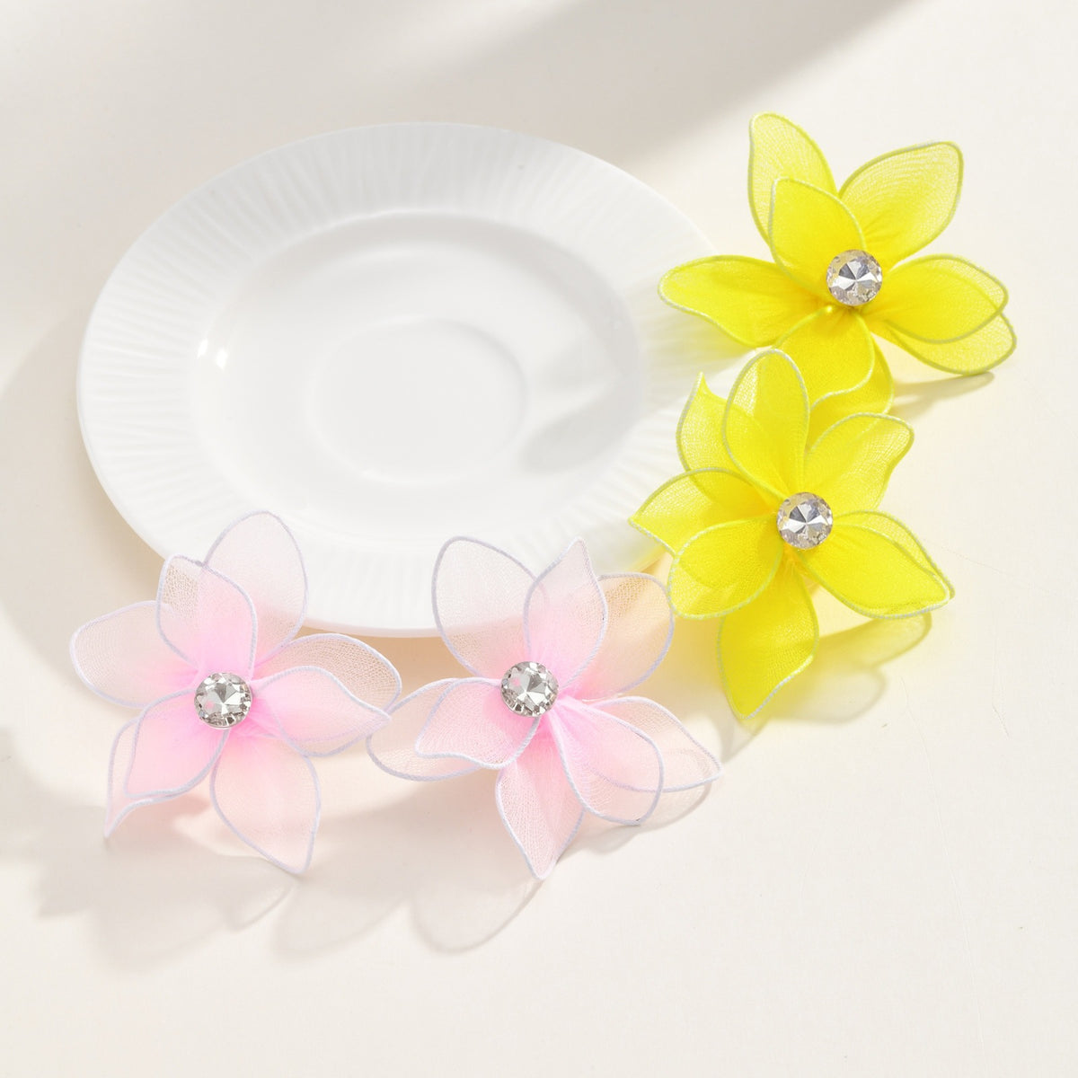 Zircon Floral Earrings