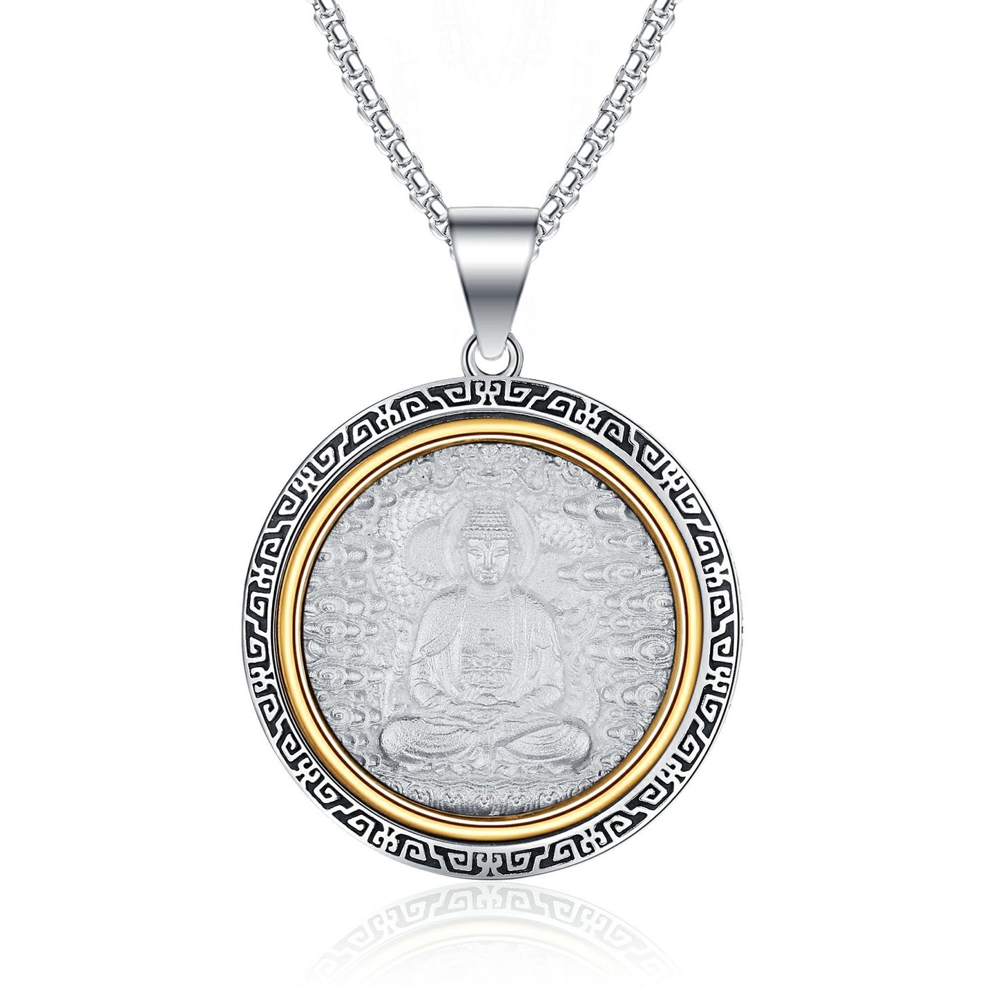 Stainless Steel Necklace – Dainty Zodiac Buddha Charms