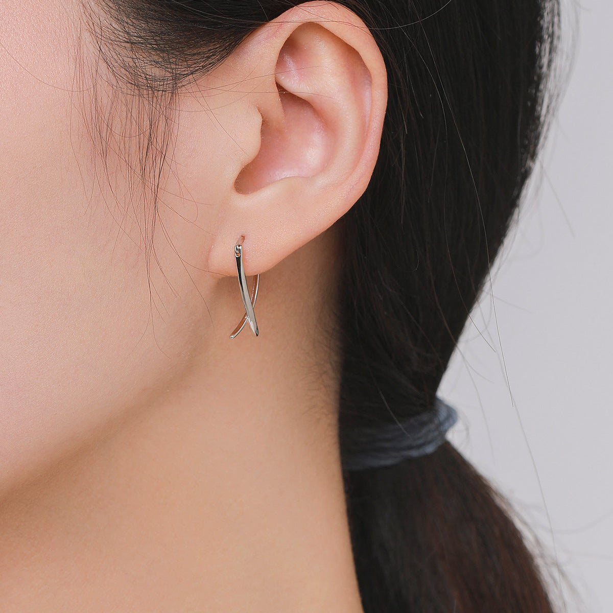 925 Sterling Silver Geometric Earrings