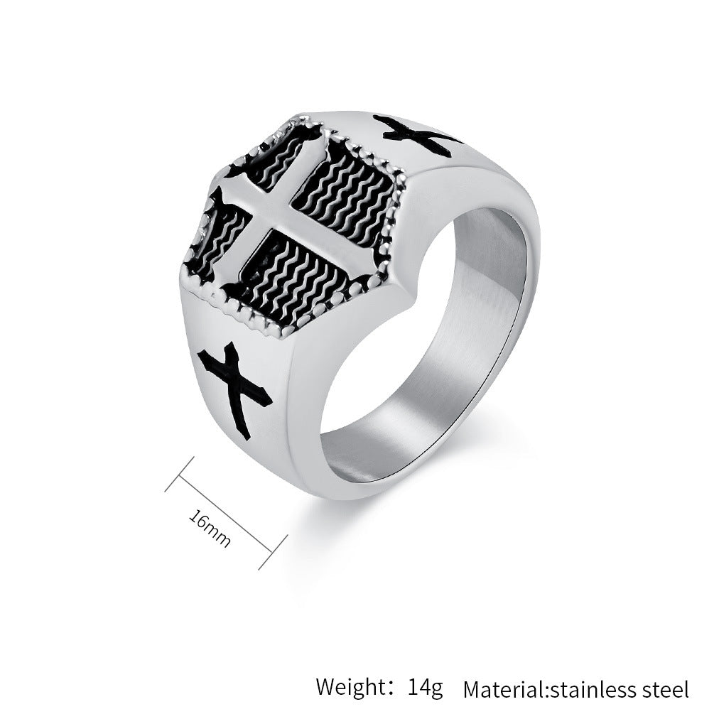 Steel Ring – Vintage Men's Daily Wear