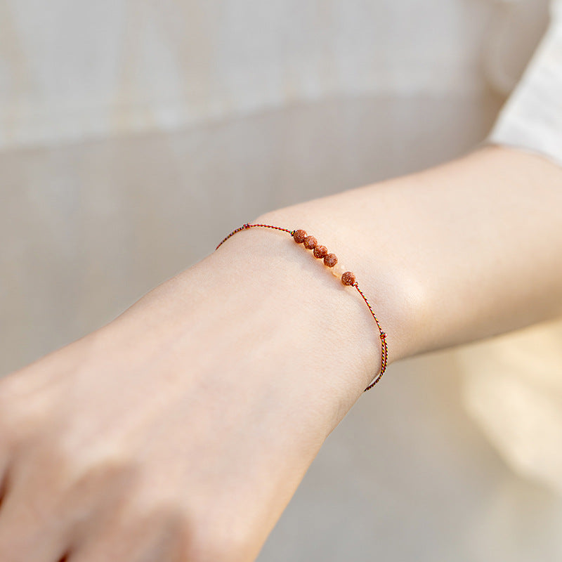 Shimmering Sunstone Crystal Bracelet with Sterling Silver Beads