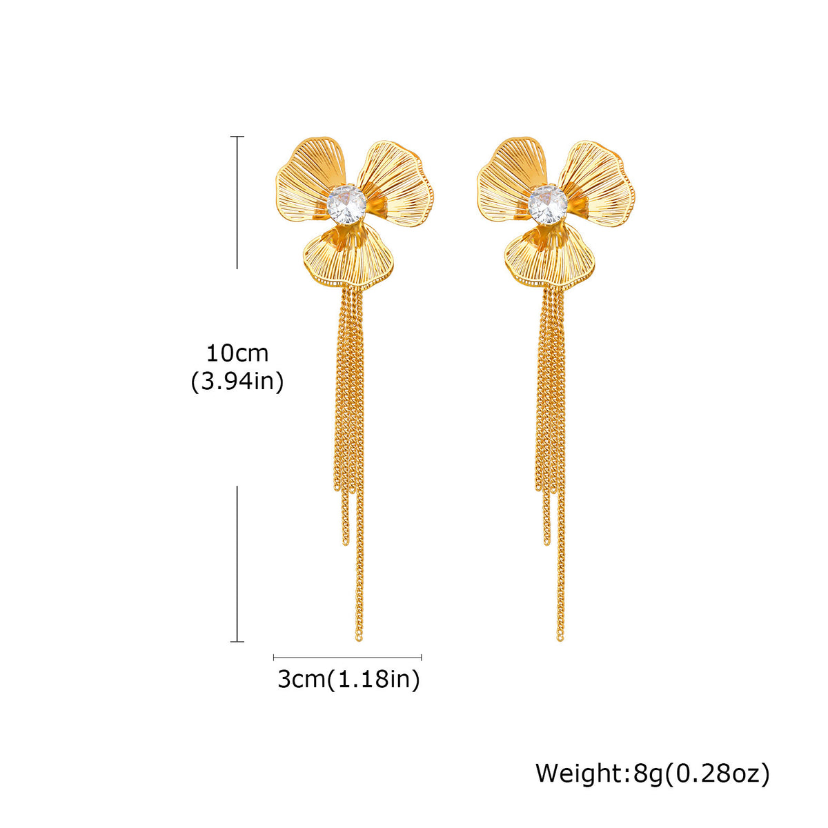 Gold Floral Statement Earrings — 5 Elegant Styles