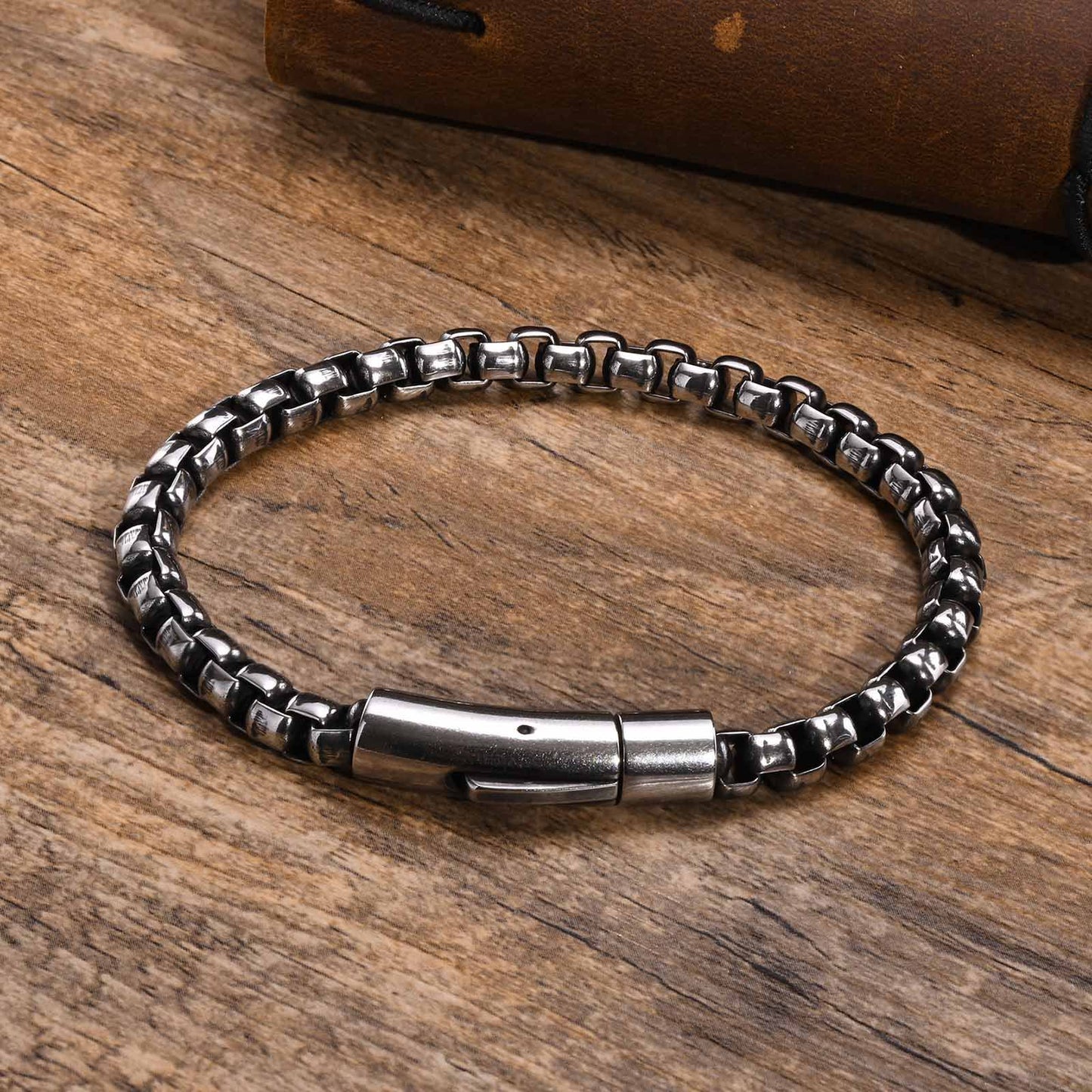 Jewelry Stainless Steel Pearl Chain Titanium Steel Bracelet