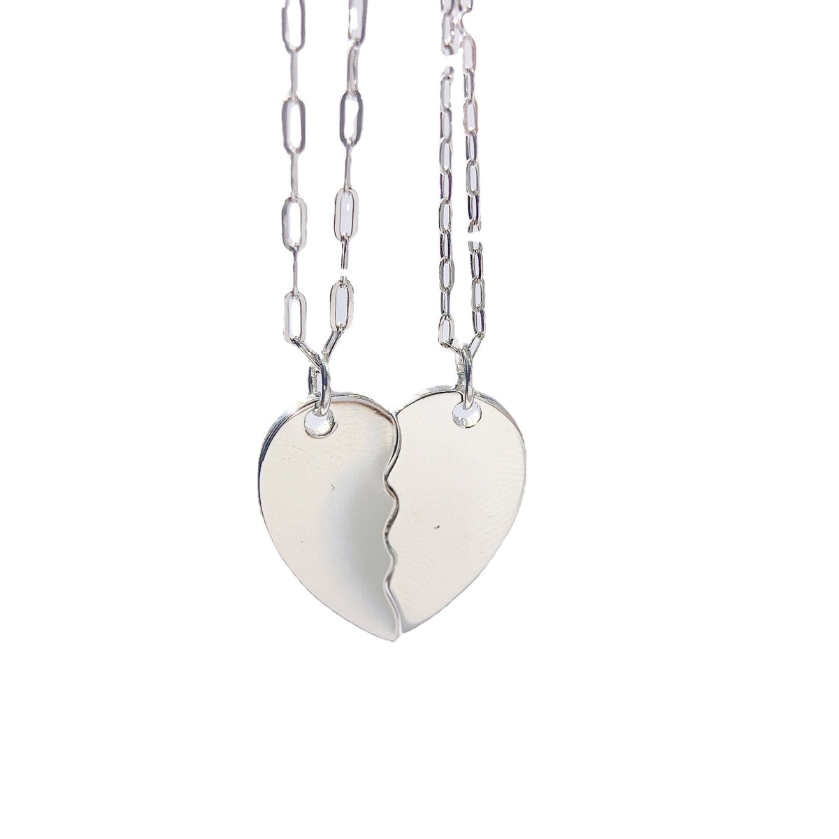 Heart Love 925 Sterling Silver Pendant Necklace