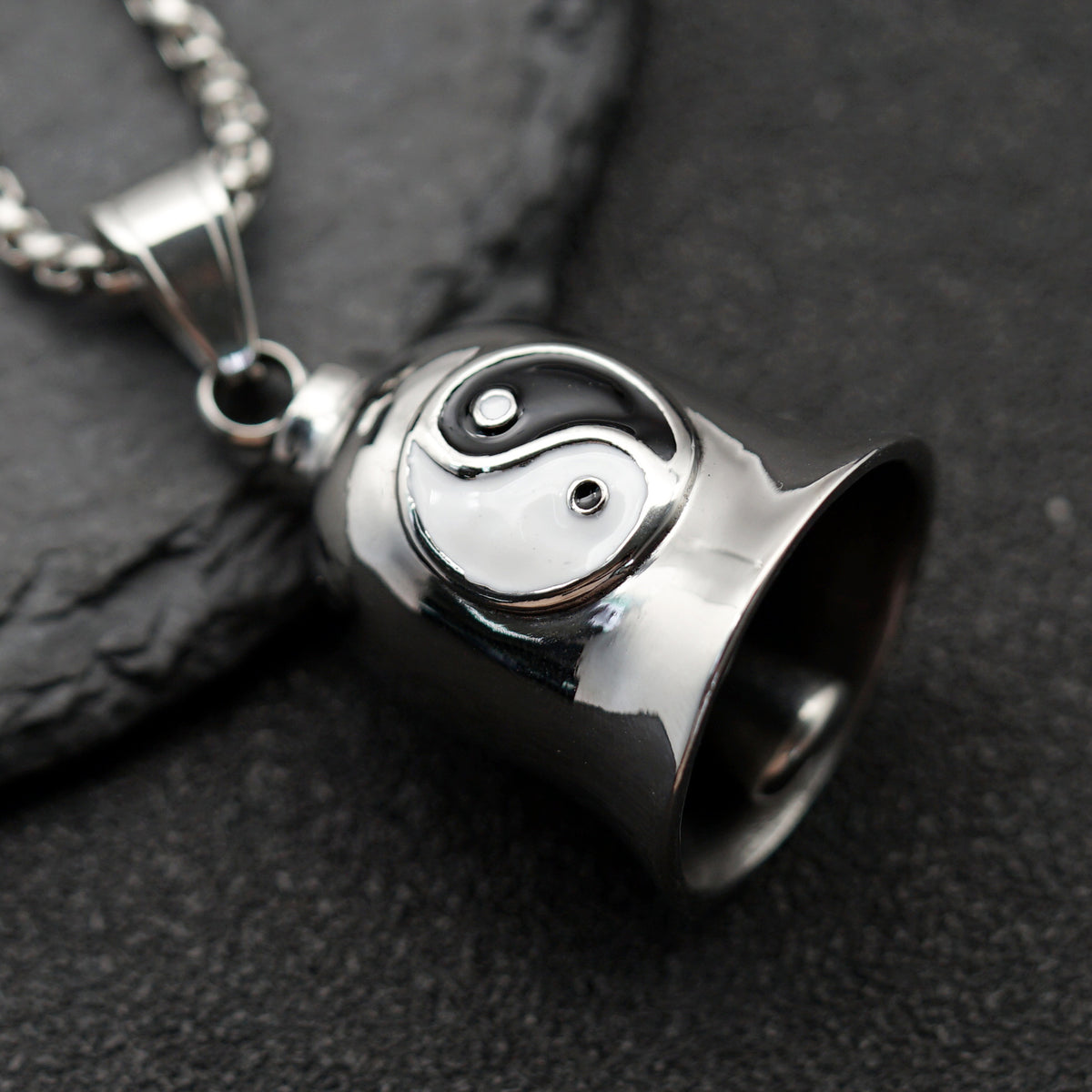 Punk Retro Stainless Steel Pendant Necklace