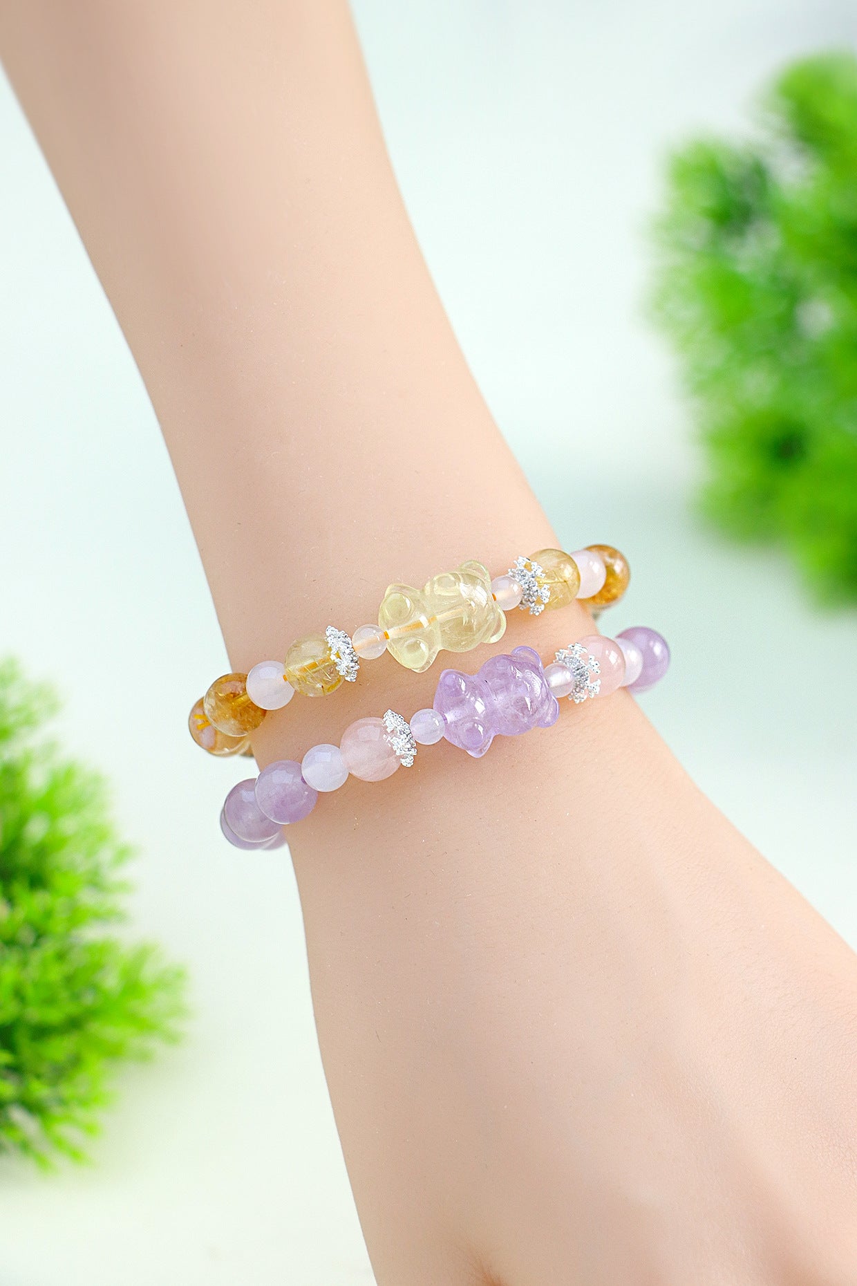 Planderful Fortune's Favor Bracelet – Fresh and Sweet Citrine Bear Design