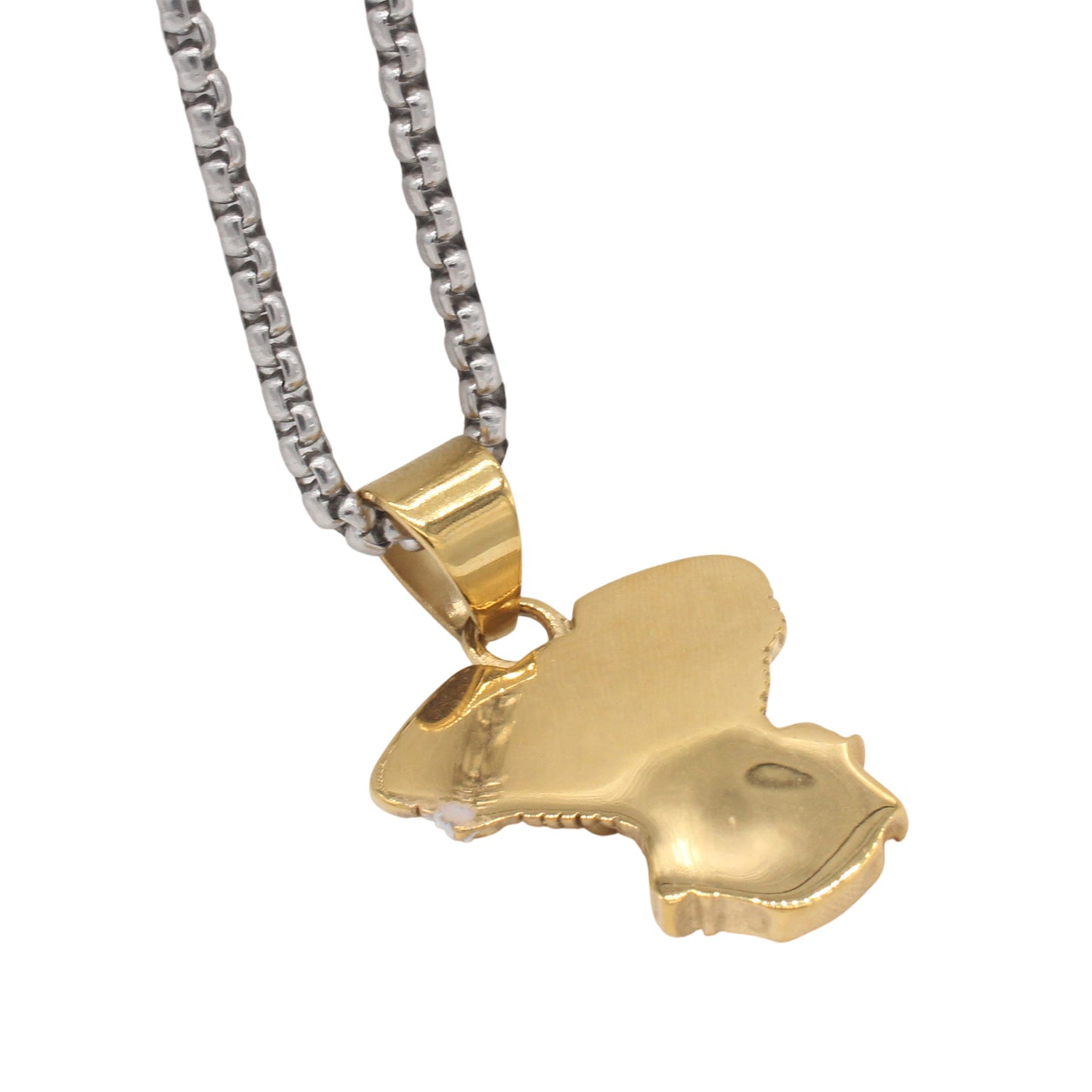 Planderful Jewelry Skull Pendant For Men Vintage Engine Design In Titanium Steel