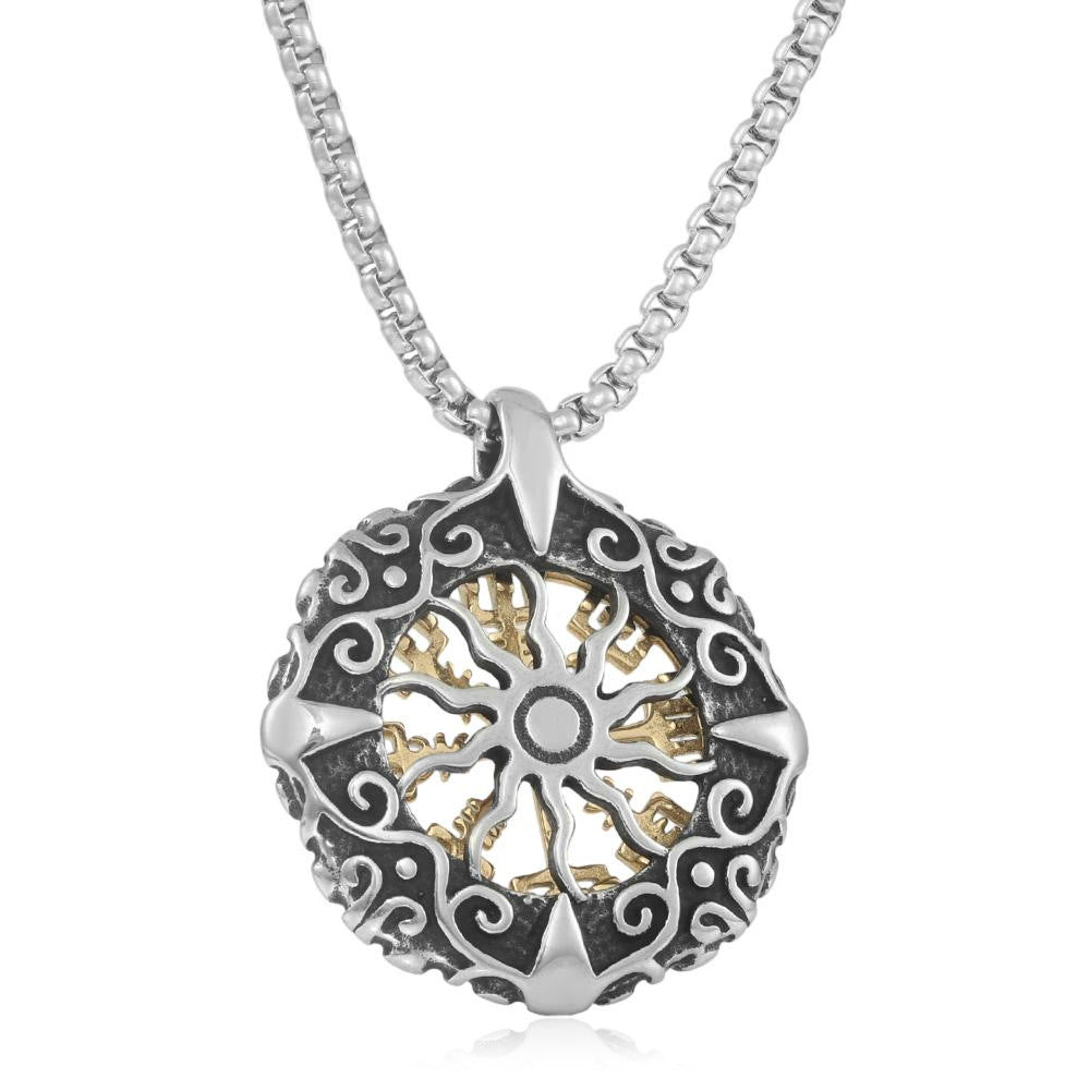 European And American Stainless Steel Hollow Guide Pendant