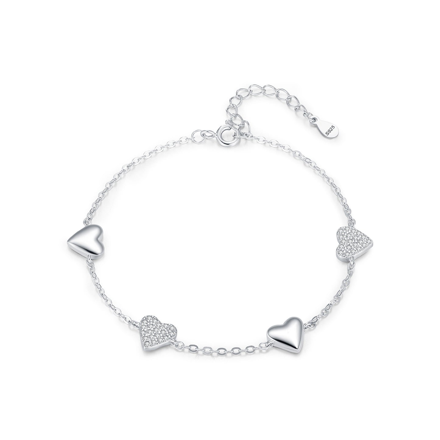 Planderful Everyday Genie Bracelet – Elegant Zircon Love Design