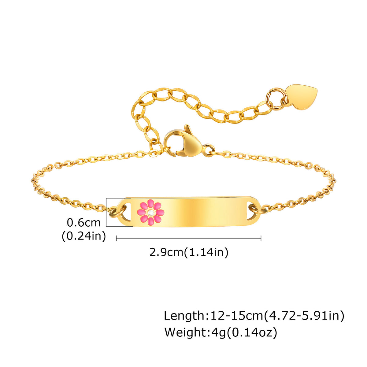 Flower Stainless Steel Bracelet