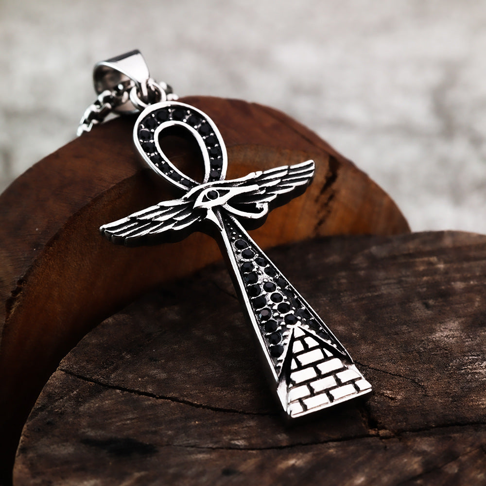 Cross European-American Men's Pendant Necklace